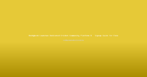 Reddybook Launches Dedicated Cricket Community Platform – Signup Guide for Fans