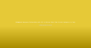 Reddybook Announces Partnership with ICC to Deliver Real-Time Cricket Analytics to Fans