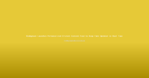 Reddybook Launches Personalized Cricket Content Feed to Keep Fans Updated in Real Time