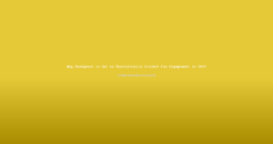 Why Reddybook is Set to Revolutionize Cricket Fan Engagement in 2024