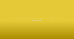 6 Must-Know Benefits of Linking Your Reddybook Login with Social Media for Cricket Fans