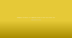 Reddybook Introduces Live Commentary Stream for Real-Time Cricket Fans