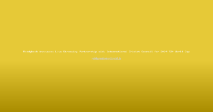 Reddybook Announces Live Streaming Partnership with International Cricket Council for 2024 T20 World Cup