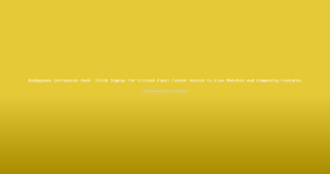 Reddybook Introduces One‑Click Signup for Cricket Fans: Faster Access to Live Matches and Community Features