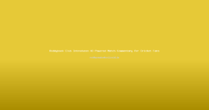 Reddybook Club Introduces AI-Powered Match Commentary for Cricket Fans