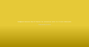 Reddybook Announces New AI-Powered Fan Interaction Suite for Cricket Enthusiasts