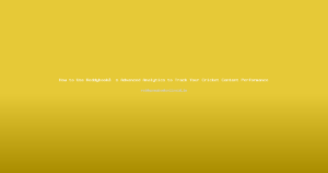 How to Use Reddybook’s Advanced Analytics to Track Your Cricket Content Performance