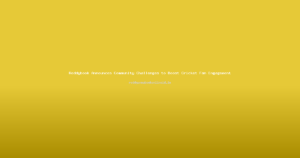 Reddybook Announces Community Challenges to Boost Cricket Fan Engagement