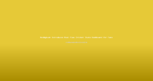 Reddybook Introduces Real-Time Cricket Stats Dashboard for Fans