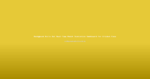 Reddybook Rolls Out Real-Time Match Statistics Dashboard for Cricket Fans