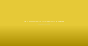 How to Set Up Personalized Cricket Match Alerts on Reddybook