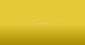 How to Leverage Reddybook’s Social Features to Boost Your Cricket Fan Networking