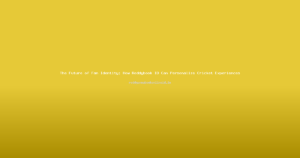 The Future of Fan Identity: How Reddybook ID Can Personalize Cricket Experiences