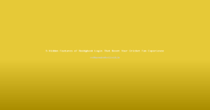 5 Hidden Features of Reddybook Login That Boost Your Cricket Fan Experience