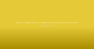 Opinion: The Untapped Potential of Reddybook Login for Personalized Cricket Experiences