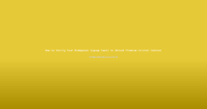 How to Verify Your Reddybook Signup Email to Unlock Premium Cricket Content