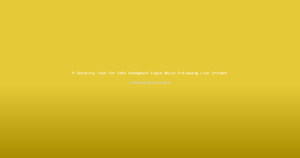 5 Security Tips for Safe Reddybook Login While Following Live Cricket