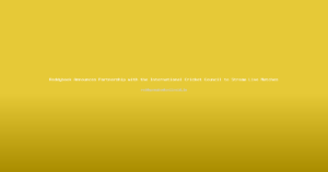 Reddybook Announces Partnership with the International Cricket Council to Stream Live Matches