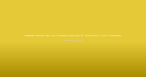 Reddybook Announces New Live Streaming Partnership for International Cricket Tournaments