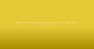 Reddybook Launches In-Game Commentary Feature to Enhance Live Cricket Viewing Experience