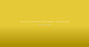 How to Host Live Cricket Watch Parties on Reddybook: A Step-by-Step Guide