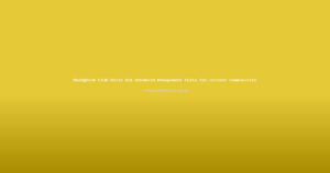 Reddybook Club Rolls Out Advanced Management Suite for Cricket Communities