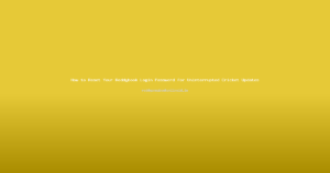 How to Reset Your Reddybook Login Password for Uninterrupted Cricket Updates