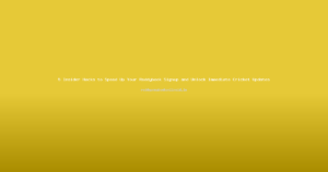5 Insider Hacks to Speed Up Your Reddybook Signup and Unlock Immediate Cricket Updates