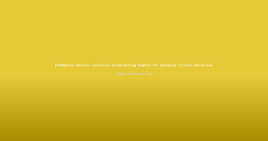 Reddybook Secures Exclusive Broadcasting Rights for Upcoming Cricket World Cup
