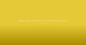 Reddybook Launches Live Commentary Feature to Elevate Cricket Fan Experience