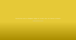Step-by-Step Guide to Reddybook Signup for Cricket Fans: Get Started in Minutes