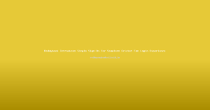 Reddybook Introduces Single Sign-On for Seamless Cricket Fan Login Experience