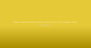 Reddybook Announces Partnership with National Cricket Board to Launch Fan Engagement Platform