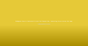 Reddybook Unveils Dedicated Cricket Fan Podcast Hub, Connecting Voices Across the Game