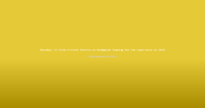Roundup: 12 Fresh Cricket Stories on Reddybook Shaping the Fan Experience in 2024