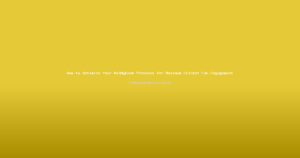 How to Optimize Your Reddybook Presence for Maximum Cricket Fan Engagement