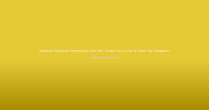 Reddybook Announces Partnership with 2027 Cricket World Cup to Boost Fan Engagement
