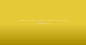 Reddybook Rolls Out Personalized Cricket Coaching Hub for Aspiring Players
