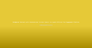 Reddybook Partners with International Cricket Council to Launch Official Fan Engagement Platform