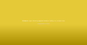 Reddybook Login Security Upgrade Enhances Safety for Cricket Fans