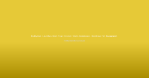 Reddybook Launches Real-Time Cricket Stats Dashboard, Boosting Fan Engagement