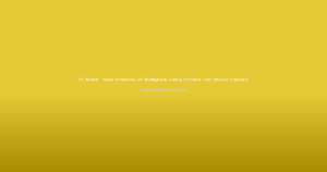12 Must‑Know Features of Reddybook Every Cricket Fan Should Explore