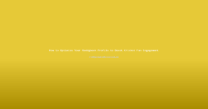 How to Optimize Your Reddybook Profile to Boost Cricket Fan Engagement