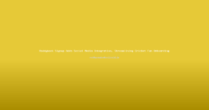 Reddybook Signup Adds Social Media Integration, Streamlining Cricket Fan Onboarding