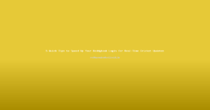 5 Quick Tips to Speed Up Your Reddybook Login for Real-Time Cricket Updates