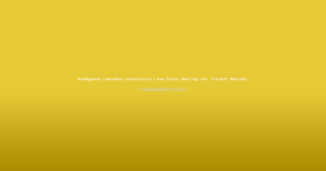 Reddybook Launches Interactive Live-Score Overlay for Cricket Matches