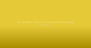 How to Use Reddybook’s New Cricket Trivia Challenges to Boost Your Fan Knowledge