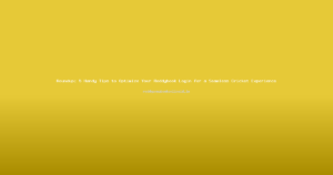 Roundup: 5 Handy Tips to Optimize Your Reddybook Login for a Seamless Cricket Experience